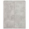 vidaXL Buffet Gris b&eacute;ton 60x30x75 cm Bois d'ing&eacute;nierie