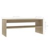 vidaXL Table basse Ch&ecirc;ne sonoma 100x40x40 cm Bois d'ing&eacute;nierie