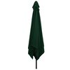 vidaXL Parasol de jardin Vert et Noir 295 x 295 x 245 cm