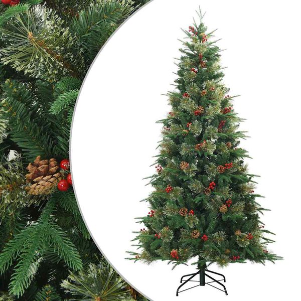 vidaXL Sapin de No&euml;l Artificiel &agrave; Branches Articul&eacute;es Vert 180 cm