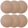 vidaXL Placemets en jute 6 pcs Naturel &Oslash; 30 cm 100 % jute Tossa
