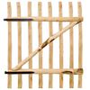 vidaXL Portillon simple de cl&ocirc;ture Bois de noisetier 100x120 cm