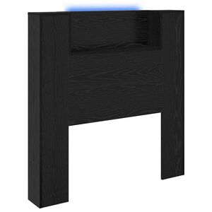 vidaXL T&ecirc;te de lit Ch&ecirc;ne noir 100 x 15 x 103,5 cm Bois d'ing&eacute;nierie