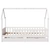 vidaXL Cadre de lit enfants avec tiroirs sans matelas 90x190 cm bois