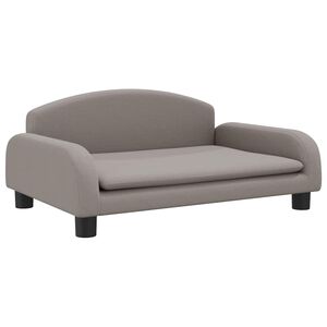 vidaXL Canap&eacute; pour enfants taupe 70x45x30 cm tissu