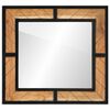 vidaXL Miroir de salle de bain 60x1x55 cm bois massif d'acacia