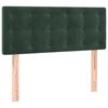 vidaXL Tête de lit Vert foncé 80x5x78/88 cm Velours