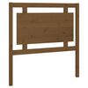 vidaXL T&ecirc;te de lit Marron miel 95,5x4x100 cm Bois massif de pin