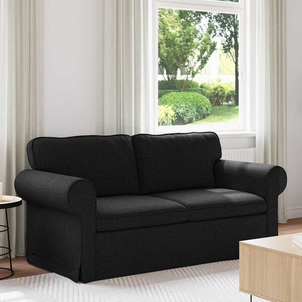 vidaXL Canap&eacute; Noir Dimensions globales: 175 x 82 x 80 cm (l x P x H)