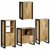 vidaXL Ensemble de mobilier de salle de bain Montage mural 4 pcs