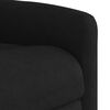 vidaXL Fauteuil inclinable de massage &eacute;lectrique noir tissu microfibre