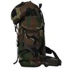 vidaXL Sac à dos en style d'armée 65 L Camouflage