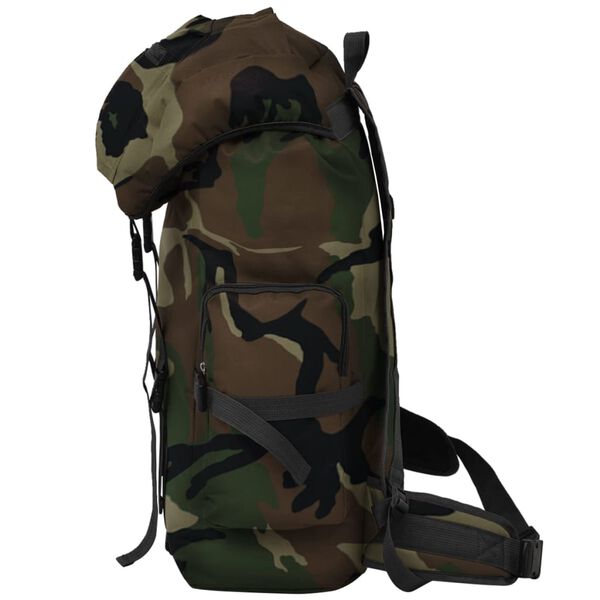 vidaXL Sac à dos en style d'armée 65 L Camouflage
