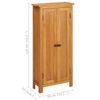 vidaXL Armoire de rangement 50x22x110 cm Bois de chêne massif