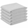 vidaXL Tissu de Table 5 pc Rectangulaire Blanc 110 x 180 cm