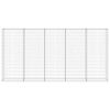 vidaXL Mur en gabion avec couvercles Acier galvanis&eacute; 300x30x150 cm