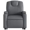 vidaXL Fauteuil inclinable Gris Similicuir
