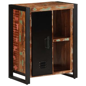 vidaXL Buffet multicolore 55x35x70 cm bois massif r&eacute;cup&eacute;ration