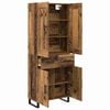 vidaXL Haut Armoire Bois ancien 69,5 x 34 x 180 cm Bois d'ing&eacute;nierie