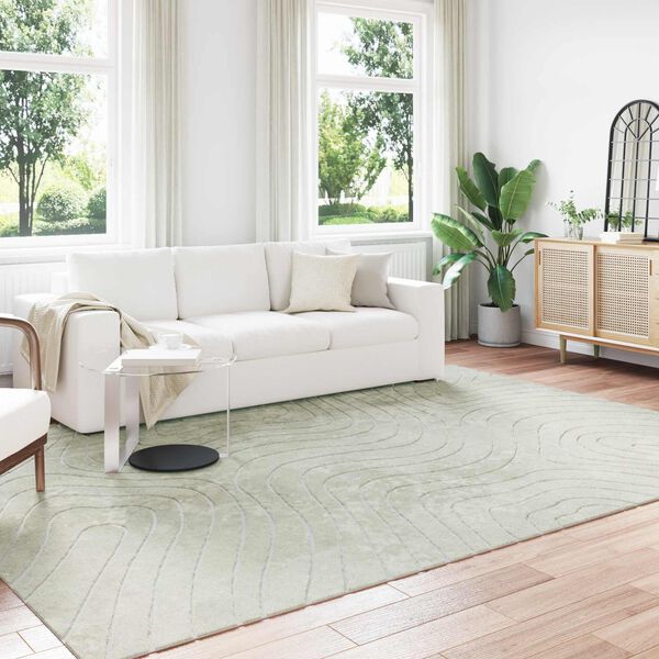 vidaXL Tapis de surface PALMERAS Vert 280 x 200 cm Polyester