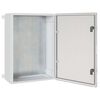 vidaXL Armoire de contr&ocirc;le Gris 50 x 24,5 x 70 cm Plastic ABS