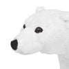 vidaXL Jouet en peluche Ours polaire Blanc XXL
