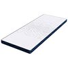 vidaXL Surmatelas Blanc 70 x 200 cm Tissu jacquard
