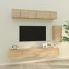 vidaXL Ensemble de meubles TV 6 pcs Ch&ecirc;ne sonoma Bois d'ing&eacute;nierie