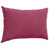 vidaXL Coussins de canapé 2 pcs Bordeaux 60 x 40 cm