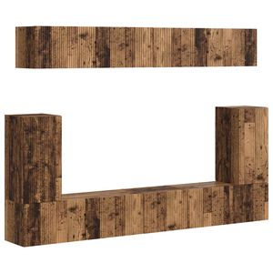 vidaXL Ensemble meuble TV 5 pcs Bois ancien Bois d'ing&eacute;nierie