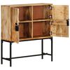 vidaXL Buffet 80x30x95 cm bois de manguier brut massif