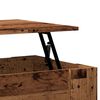 vidaXL Table basse vieux bois 79x49x41 cm bois d'ingénierie