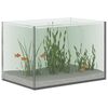 vidaXL Aquarium avec stockage Transparent 30 x 20 x 20 cm Verre