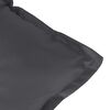 vidaXL Coussins de chaise &agrave; dossier bas lot de 6 anthracite m&eacute;lang&eacute;