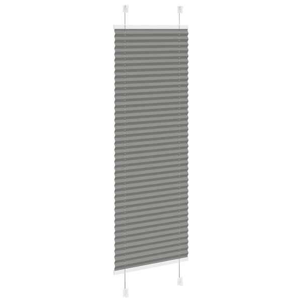 vidaXL Store pliss&eacute; anthracite 40x150 cm largeur du tissu 39,4 cm