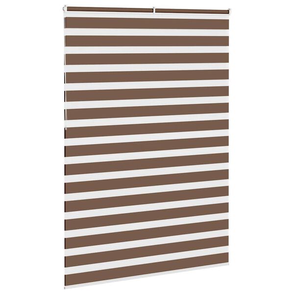 vidaXL Store z&egrave;bre marron 160x230cm largeur du tissu 155,9cm polyester