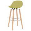 vidaXL Tabourets de bar lot de 2 vert tissu