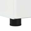 vidaXL Cabinet de salle de bain Blanc brillant 30 x 35 x 95 cm