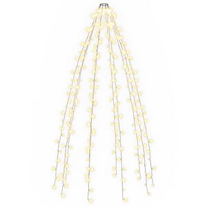 vidaXL Guirlande lumineuse filet d'arbre de No&euml;l 250 LED 250 cm