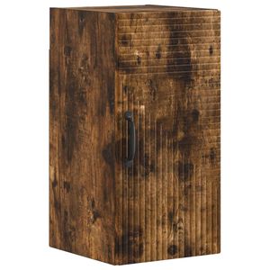 vidaXL Armoire murale de salle de bain HAARLEM Ch&ecirc;ne fum&eacute;