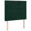 vidaXL Cadre de lit sans matelas vert fonc&eacute; 80x200 cm velours