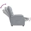 vidaXL Fauteuil inclinable Gris clair Tissu
