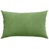 vidaXL Coussins de canapé 2 pcs Vert clair 50 x 30 cm