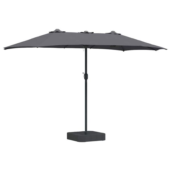 vidaXL Parasol de jardin Anthracite 385 x 209 x 244 cm