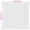 vidaXL Tapis rectangulaire marron 100x100 cm bambou
