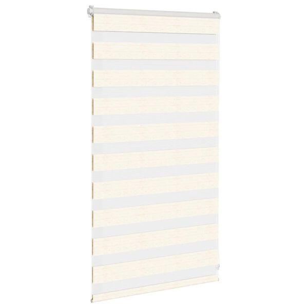 vidaXL Store z&egrave;bre beige marbr&eacute; largeur du tissu 65,9 cm polyester