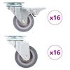 vidaXL 32 pcs Roulettes pivotantes 50 mm
