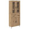 vidaXL Haut Armoire avec tiroir Ch&ecirc;ne artisanal 69,5 x 34 x 90 cm