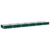 vidaXL Jardin sur&eacute;lev&eacute; Vert 480 x 80 x 24 cm acier lamin&eacute; &agrave; froid