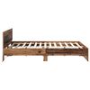 vidaXL Cadre de lit Bois Ancien 135 x 190 cm Bois d'ing&eacute;nierie